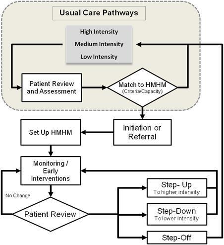 3.5 Core Service Pathways Generic Care Pathway The following diagram describes a generic care pathway for all home and mobile health monitoring services in Scotland.