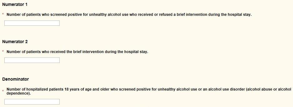 SUB-2/-2a: Alcohol Use Brief Intervention Provided