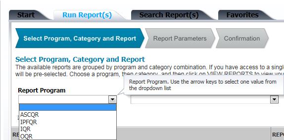 Reports] from the My Reports drop-down.
