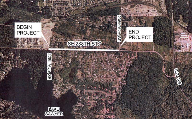 Capital Improvement Plan 2013-2018 Project for the Street Department # T2 SE 288th Street Overlay Patch and overlay the existing roadway from 228th Ave SE to