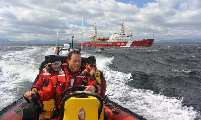 TRAINING Joint Training Exercise A Win for All Involved By Chris Ashurst, Deputy Station Leader, RCM-SAR Station 45 Masset RCM-SAR Station 45 Masset received an enticing opportunity from Canadian