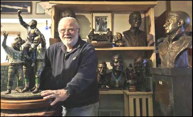 Sculptor Jerry McKenna At 73, sculptor Jerry is in his prime. He first took up the art twenty-one years ago, after retiring from the USAF at 52. McKenna s story is a remarkable one.