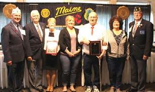 16 THE MAINE LEGIONNAIRE, AUGUST 2017 Award Presentations at the Annual State Convention (June 16-18 at Spectacular Event Center, Bangor)