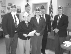 Installation Of District 9 Officers: 2017-18 Installation of Kennebec County District Officers, left to right, Installing Sergeant-At- Arms & State Chaplain Greg Couture who are 1 st Vice Commander