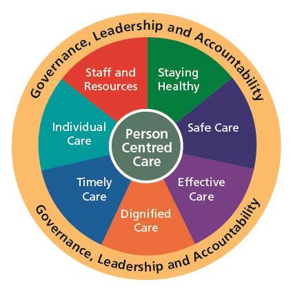 6. Methodology The new Health and Care Standards (see figure 1) are at the core of HIW s approach to inspections in the NHS in Wales. The seven themes are intended to work together.