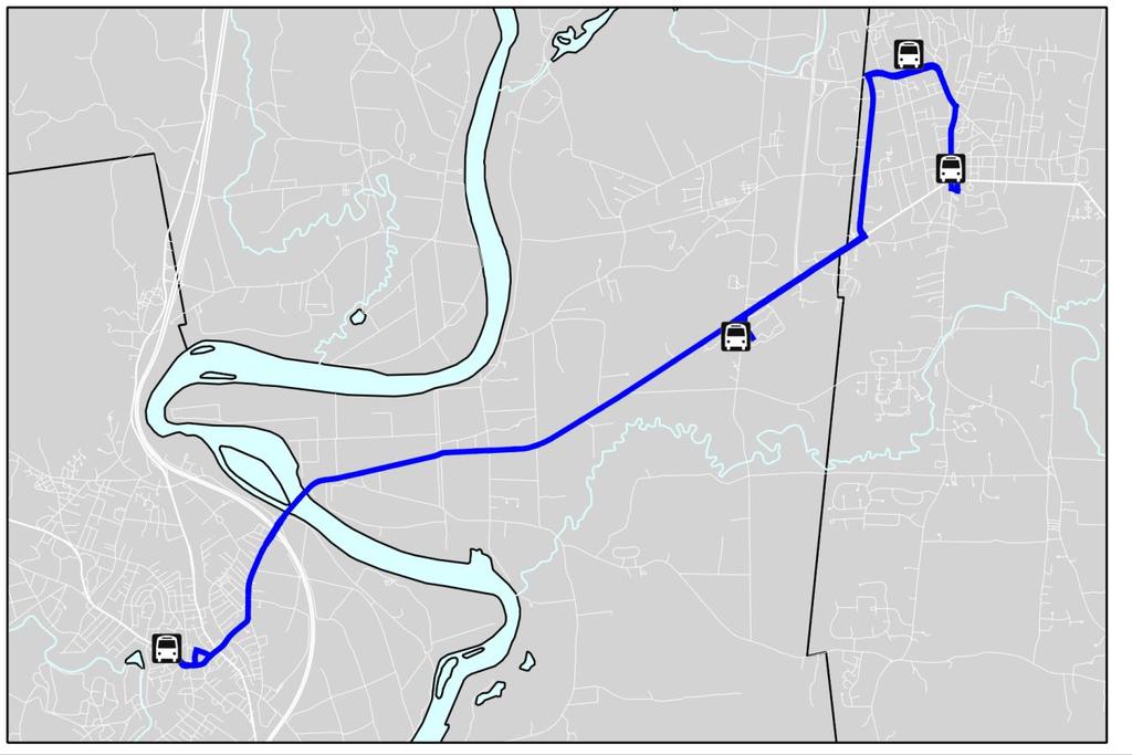 B43 (Northampton, Hadley, Amherst) The B43 will be upgraded to Bus Rapid Transit service along Route 9 between Northampton and Amherst.