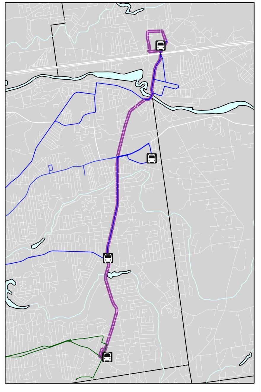 New Service-X94 (Springfield, Ludlow) The X94, or Outer Crosstown, will operate between Canon Circle and Ludlow, via the Eastfield Mall.