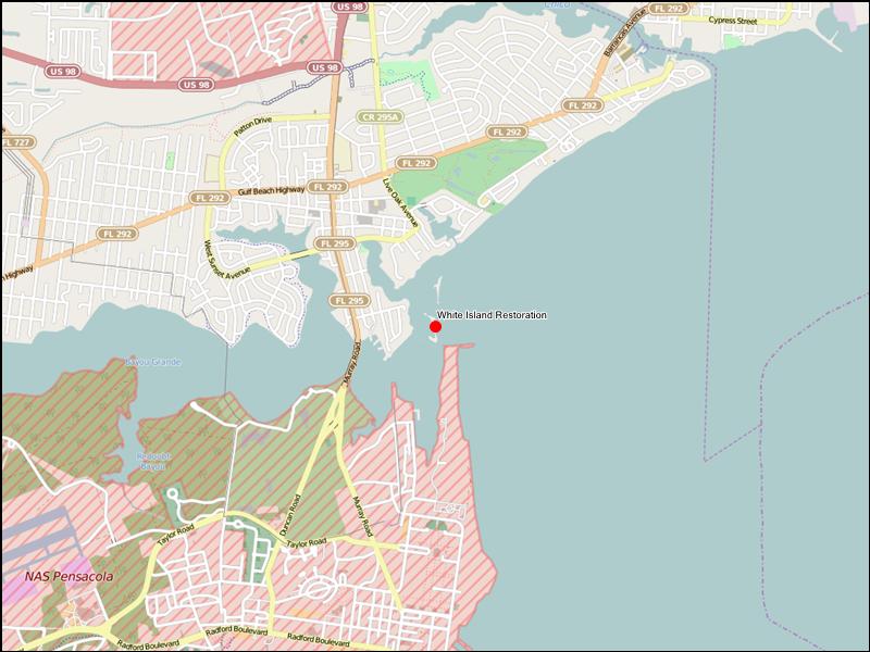 Title: White Island Restoration The following map and table show the details of the project.