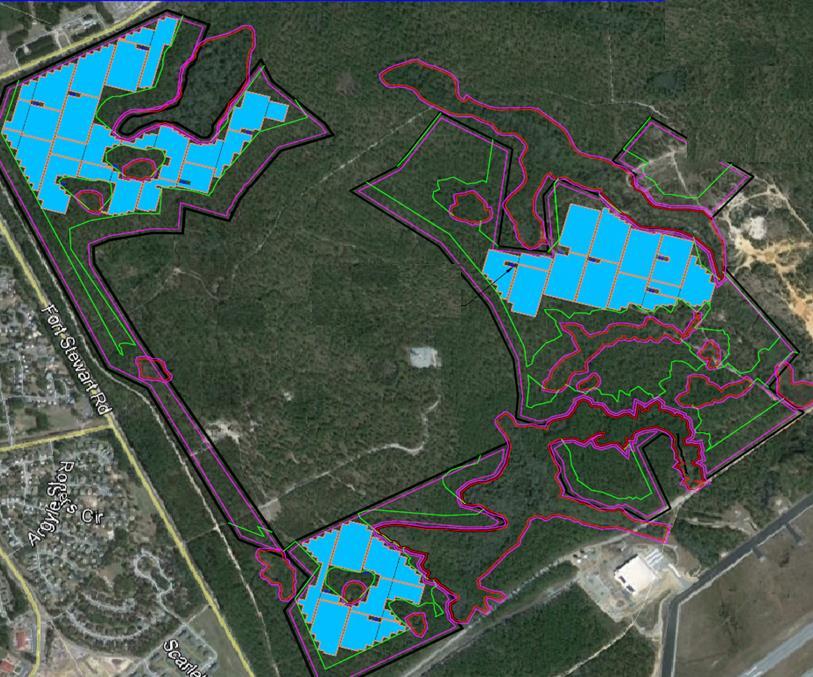 The site is located on the Fort Stewart Army Installation near Savannah, GA. The project includes a 227 acre site for consideration.
