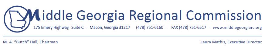 Middle Georgia Regional Leadership Champions A Program of the Middle Georgia Regional Commission APPLICATION DEADLINE: JANUARY 24, 2018 The Middle Georgia Regional Leadership Champions (MGRLC)
