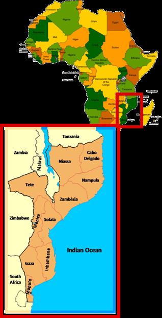 MOZAMBIQUE Total Population: 24,366,112 (70% lives in Rural Areas) Pop. Living Below Poverty Line: 54.