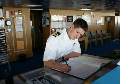 LIFE AFTER THE OFFICER CADETSHIP Deck Officers Newly qualified deck (navigation) officers will usually join their company s fleet as third Officer, undertaking bridge watchkeeping duties at sea and