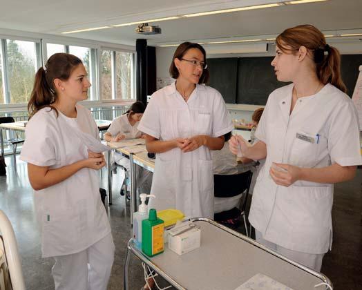 Bachelor of Science HES-SO in Nursing 2000 students Full-time and on- the- job training 180 ECTS, including 60 for fieldwork practice The nursing educational programme is available in all regions of