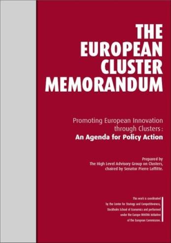 EU and s a Background First meeting by DG Enterprise in Luxembourg in 2003 Focus on clusters Several studies around the time of accession of EU-10 countries: Phase I = map clusters of Eastern Europe