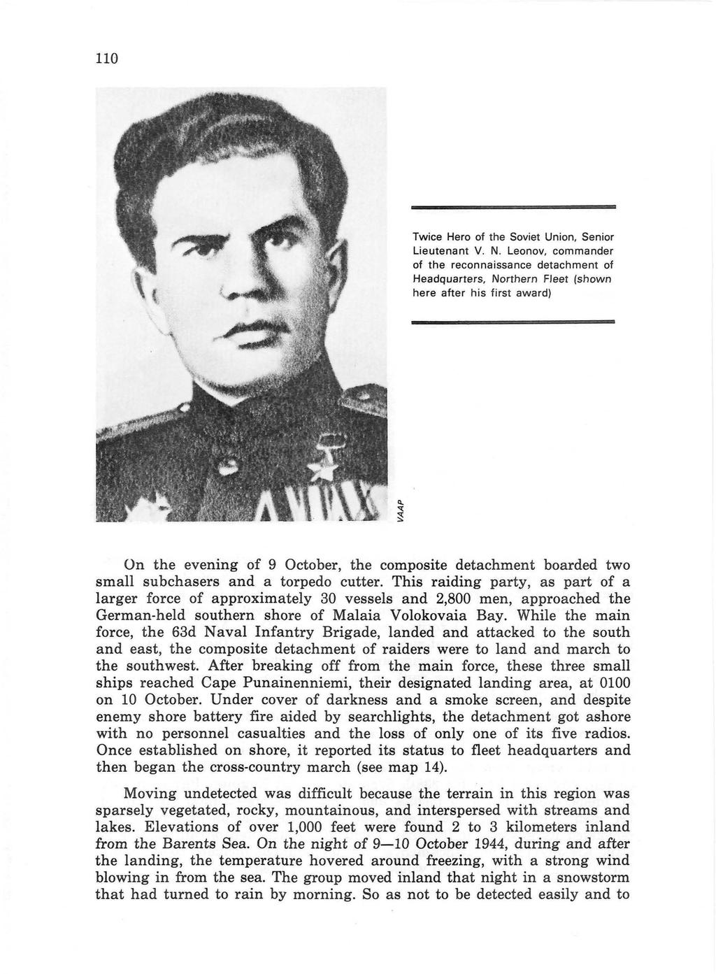 110 Twice Hero of the Soviet Union, Senior Lieutenant V. N.