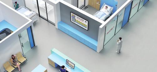 An effective risk management tool in departments. CONNECTIVITY Using the integration module the bed sends the necessary data to the hospital information system. Wifi or LAN connection.