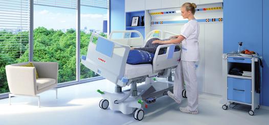 15 LEFT, 15 RIGHT, DONE! 35,000 reported musculoskeletal injuries of nursing staff in the USA in 2013.* The Eleganza 5 brings change!