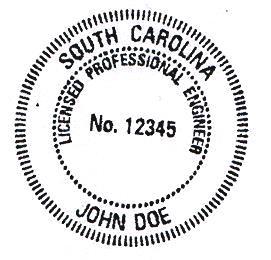 Engineers: For individuals registered as a Category A Professional Engineer prior to July 1, 2001, the seal