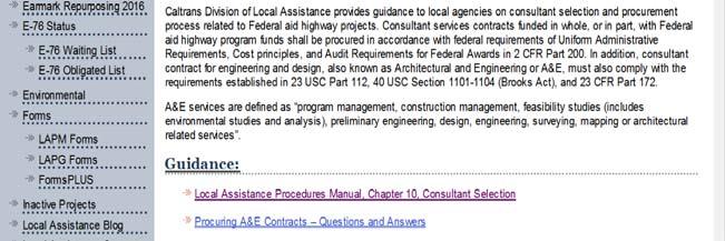 pdf State code 4525-4529: Contracting with A&E Firms http://www.aiacc.org/wp-content/uploads/2016/03/government-code-4525-4529.