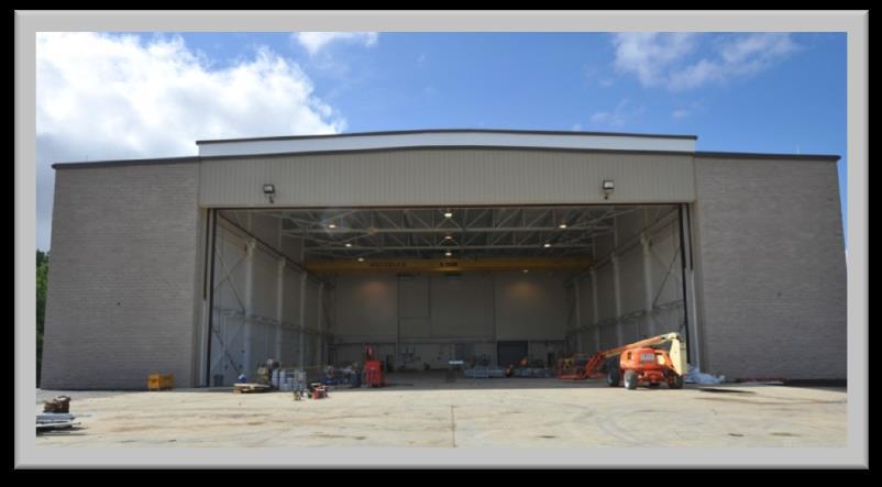 Aircraft Prototype Facility APF Phase II Secure Facility 72,800 sq ft. (747- class sized aircraft) Capable of 4 independently compartmentalized hangars 3 Building complex 120,000 SQFT.