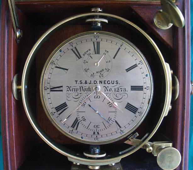 Figure 1. Negus marine chronometer No.