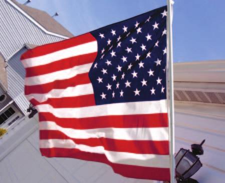 10 June 2015 the evening leader FLAG ETIQUETTE THE FLAG AT HOME Displaying the Flag Outdoors any American citizens choose to proudly wave the red, white and blue from posts or poles in their yards.