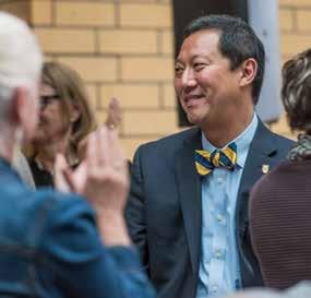 PROFESSOR SANTA ONO, president of UBC, will act as the chief advisor for the network. Professor Ono will focus on talent, research and innovation, and superclusters.