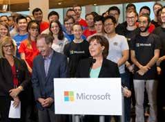 MICROSOFT MICROSOFT OPENED A STATE-OF-THE-ART TECHNOLOGY CENTRE IN VANCOUVER TO CREATE INNOVATIVE