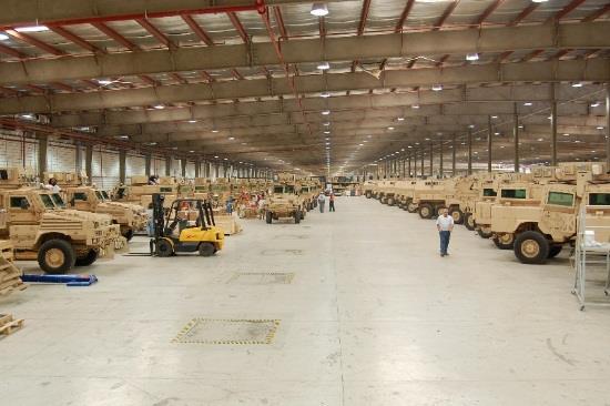 Army Prepositioned Stocks Stores materiel on land and aboard ships for