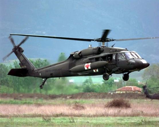 UH-60 Blackhawk (See figure 25) (1) - Single rotor helicopter with multiple uses by not only the Army but the Navy as well.