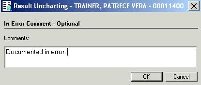 From the PowerNote list, select the PowerNote that you want to in-error by clicking on it. 2.