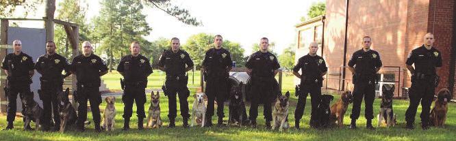 The K-9 unit had 428 deployments in FY 2010 with the following results: 46 Apprehensions Seized Currency in the amount of $195,595 Seized Drugs with the value of $3,859,415 Special Response Team The