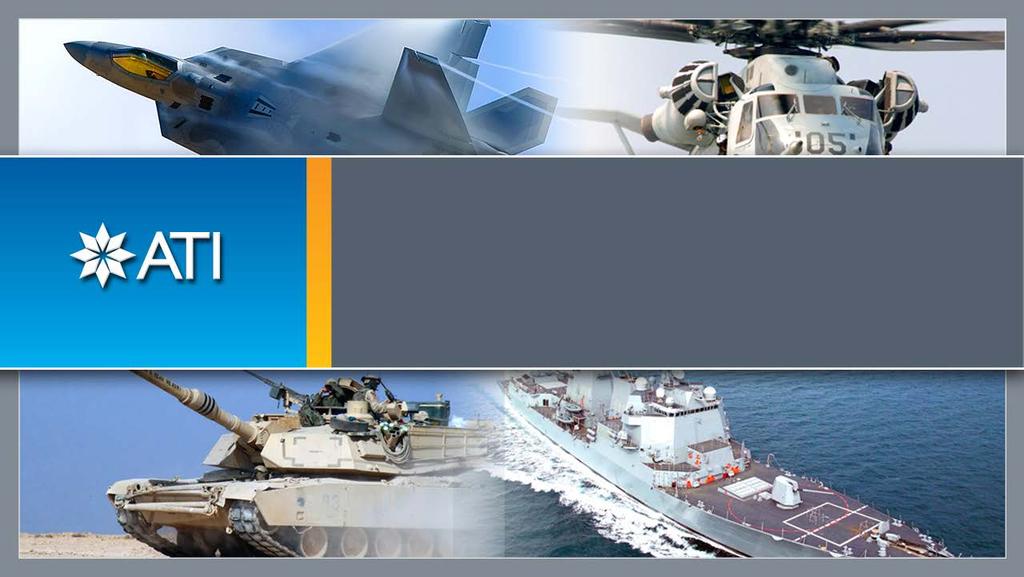 Military Airframe, Land & Sea Based Applications for Titanium Richard J.