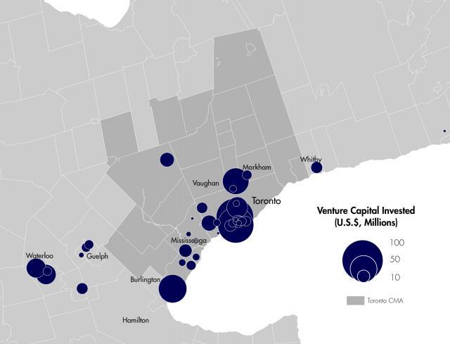 The Innovation Corridor offers access to capital through an extensive venture capital (VC) and private equity (PE) network.