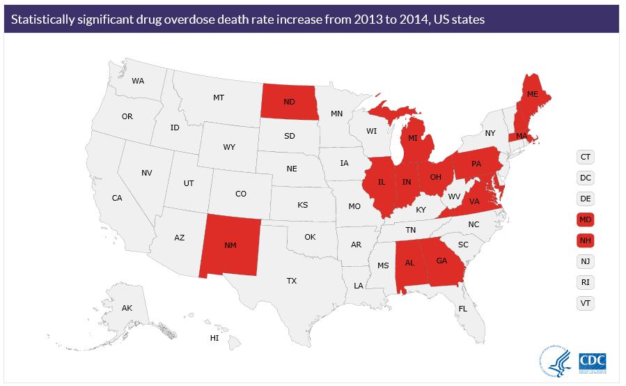 A Broader Picture Sources: http://www.cdc.gov/drugoverdose/data/statede aths.