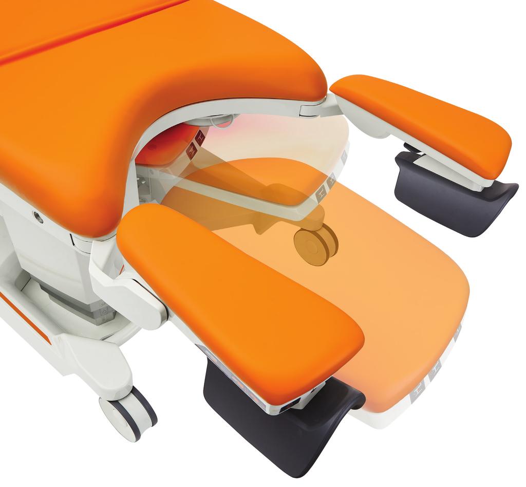 Innovation Simple swivel mechanism allows the foot