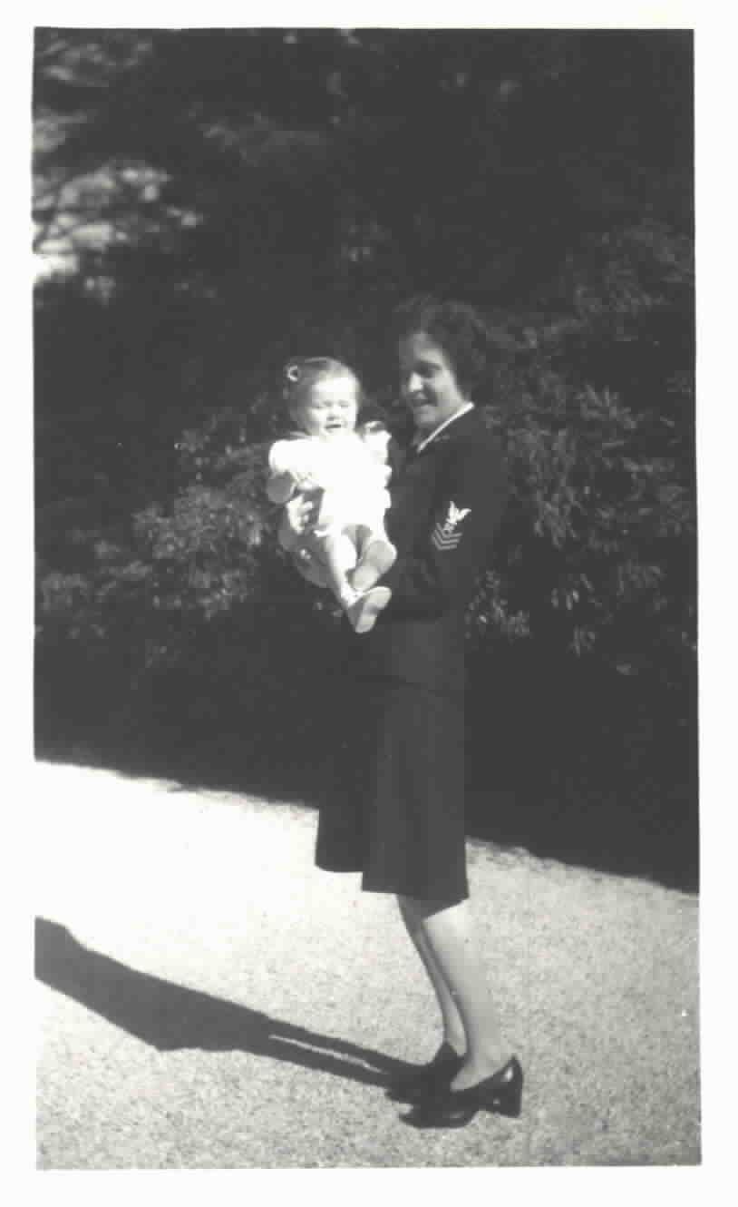 Lillian Holmes with baby Barbara Barbara Bennett, the baby in the photo, is the donor of the