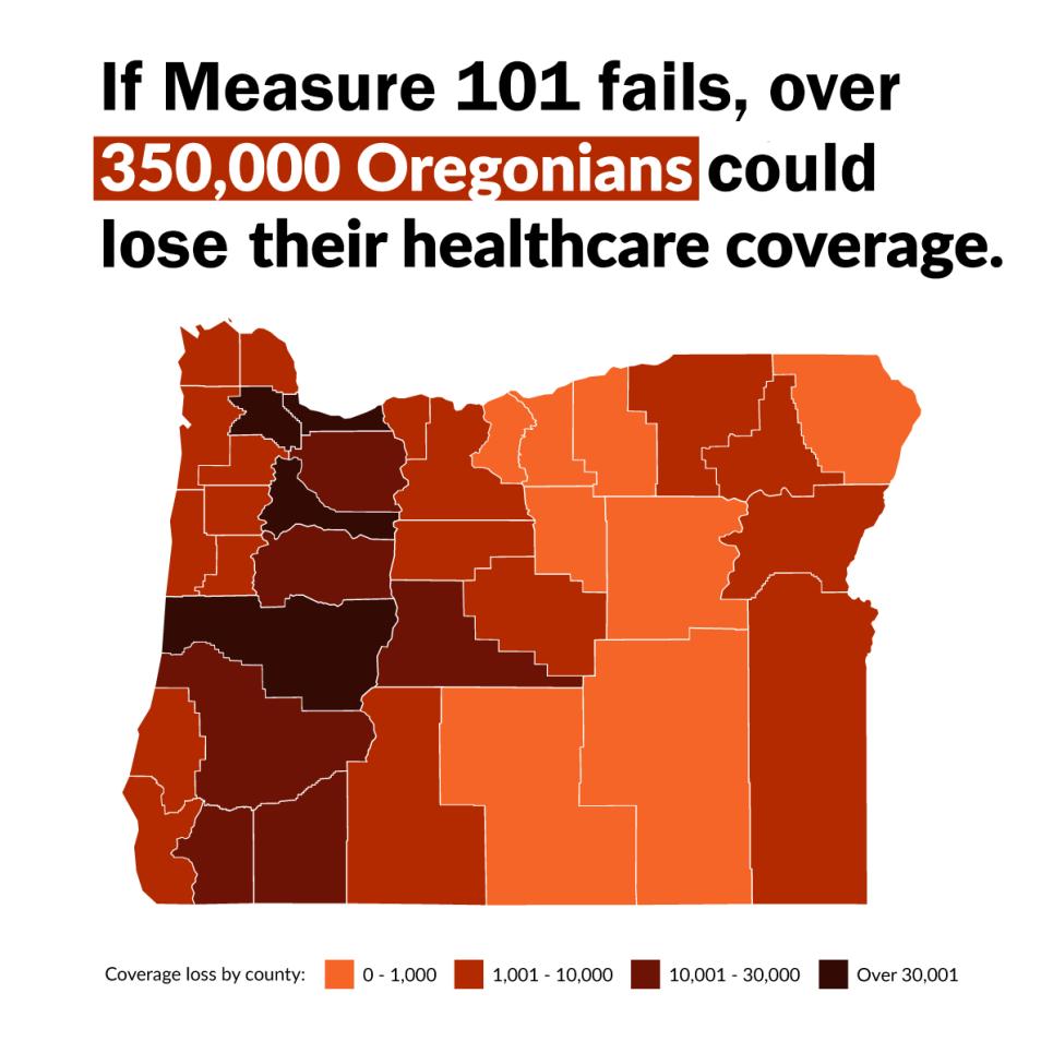 Page 6 Vote YES on Measure 101 to Protect Health Care Access Oregon voters will face a decision on whether or not to protect health care for more than 350,000 children, adults with disabilities,