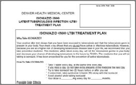 LTBI Treatment Plan for Consent or Refusal and Patient