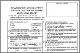 Expanding TB Prevention to Denver Health s Primary Care Clinics Tools needed to enhance activities Risk assessment Test results: TST or IGRA Treatment documentation Dispensing