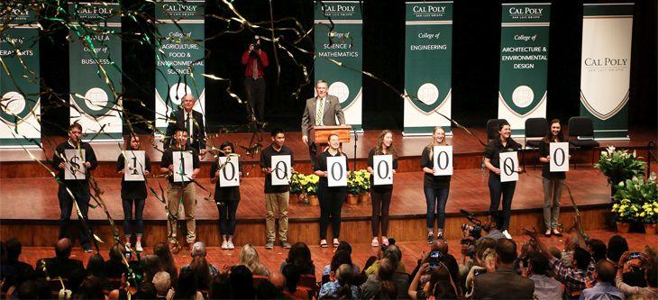 UNIVERSITY HIGHLIGHTS Cal Poly Receives CSU Record $110M Gift from Alumnus William L.