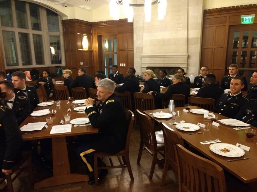 Dining In: Cadet Palka This year I had the honor of planning the Go Gold Battalion s Dining In ceremony.