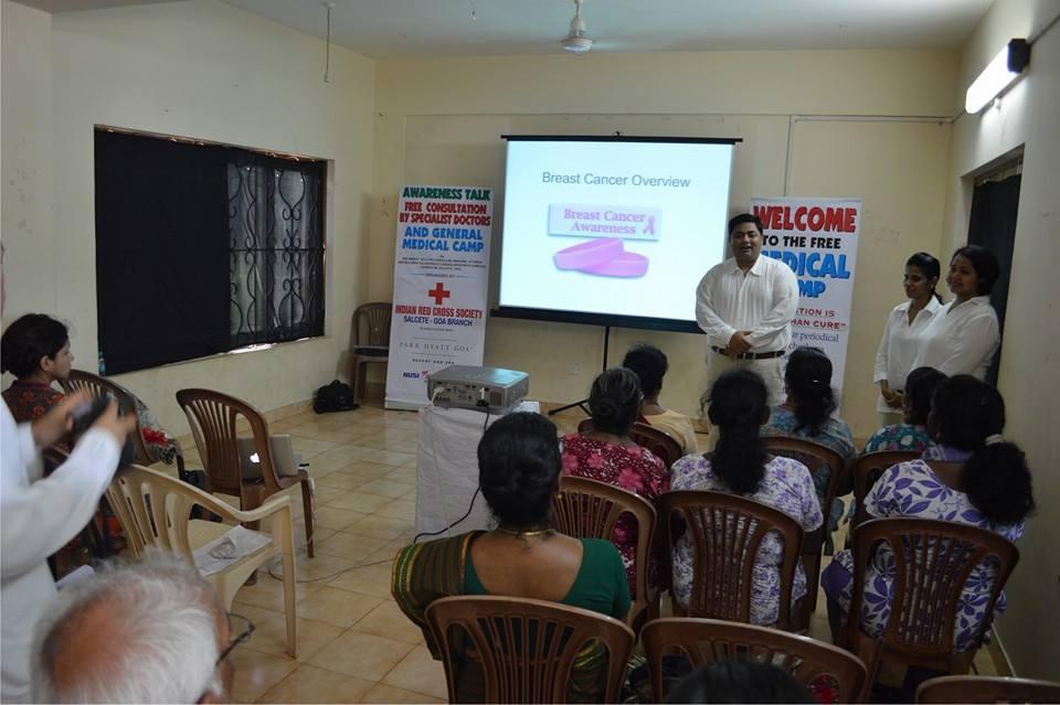 MEDICAL CAMP, CANSUALIM CANSUALIM CAMP AWARENESS TALK GIVEN BY AWARENESS