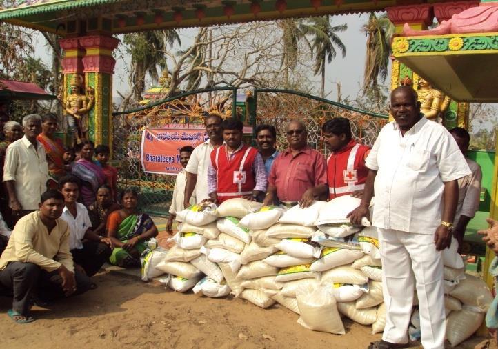 Red Cross Sewing/Tailoring Centres in East Godavari (Kakinada, Tuni); Kurnool (Nandyal); YSR Kadapa (Kadapa); Krishna (Machilipatnam) and