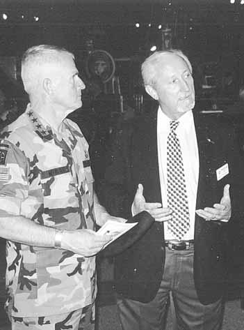 30 MajGen Anthony McAulliffe (famed Nuts commander at the Battle of the Bulge in World War II), was our commander.