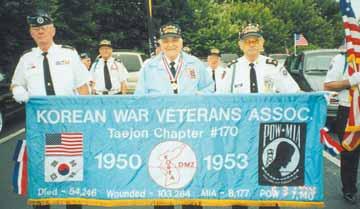 Chapter 170 4th of July parade participants (L-R) Alexander Atheras,
