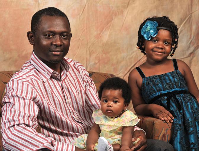 Bernard, a recent immigrant from Africa and resident of Washington County, has a family of four.