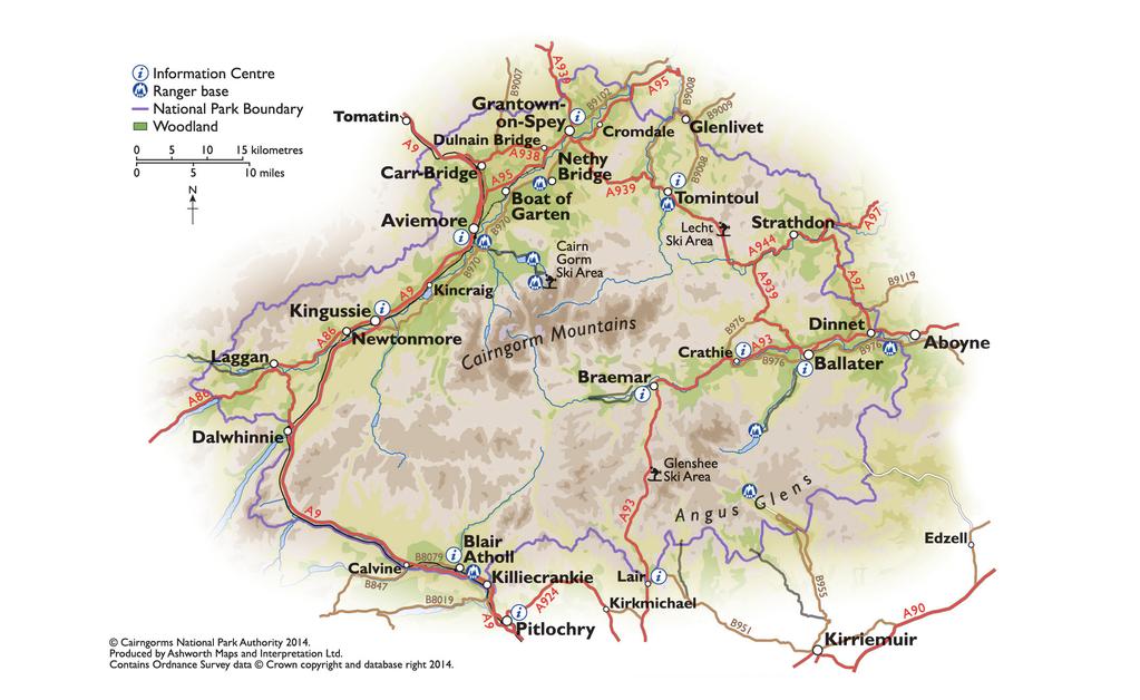 The Cairngorms National Park in context The Cairngorms National Park was designated in September 2003 with four aims. 1. To conserve and enhance the natural and cultural heritage of the area 2.