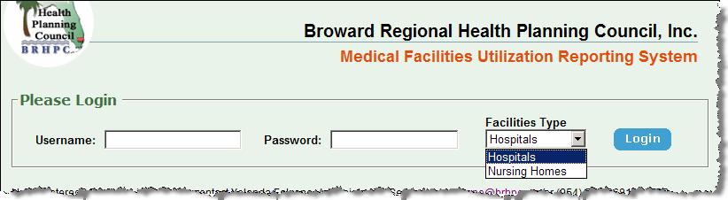 Welcome to the updated online Medical Facilities Utilization Reporting System. This document provides a step by step instructions for this statewide online system s functionality. A.