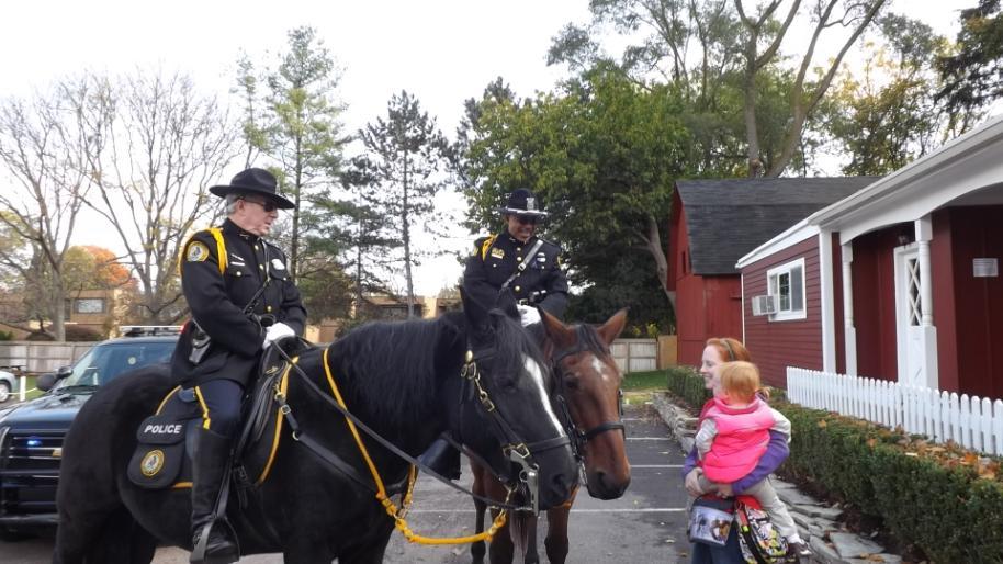 MOUNTED POLICE 2014 was the fourth straight year that the Franklin - Bingham Farms Police Department's Mounted Unit,